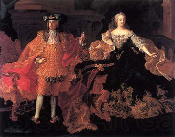 unknow artist Doppelportrat Kaiser Franz I. Spain oil painting art